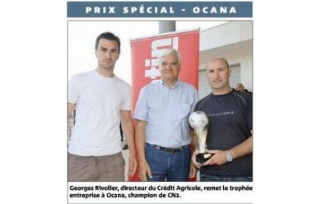 Ocana à la 36ème édition des trophées CORSE MATIN